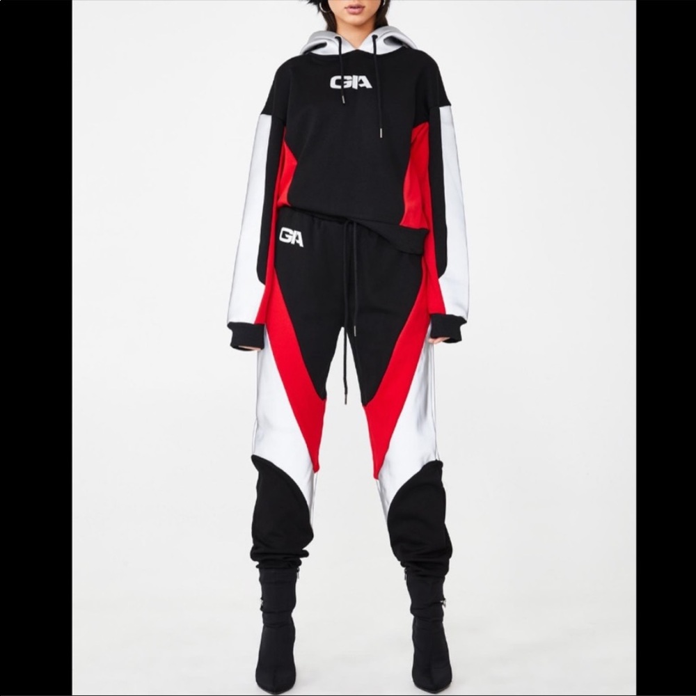 I AM GIA reflective sabrina sweatpants joggers